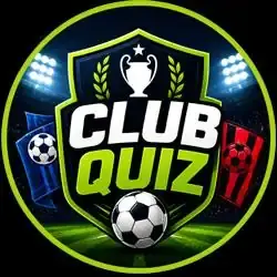 Football club quiz featuring team logos, stadiums, and club rivalry visuals in a stadium setting