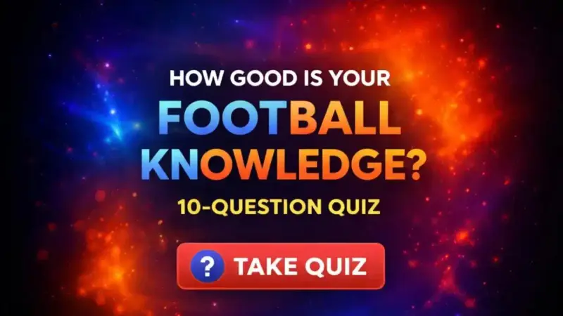 Champions League drama themed football quiz banner