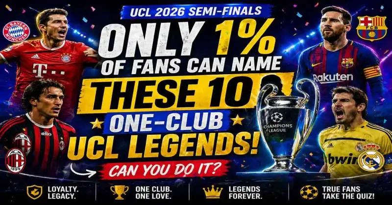 Champions League legends who stayed loyal to one club