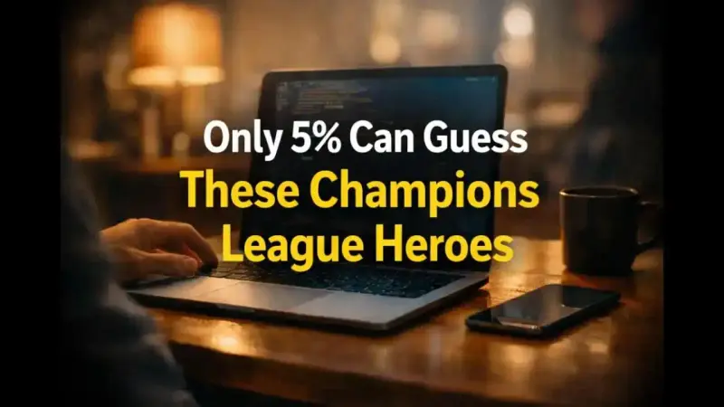 Abstract gradient background for Champions League heroes quiz