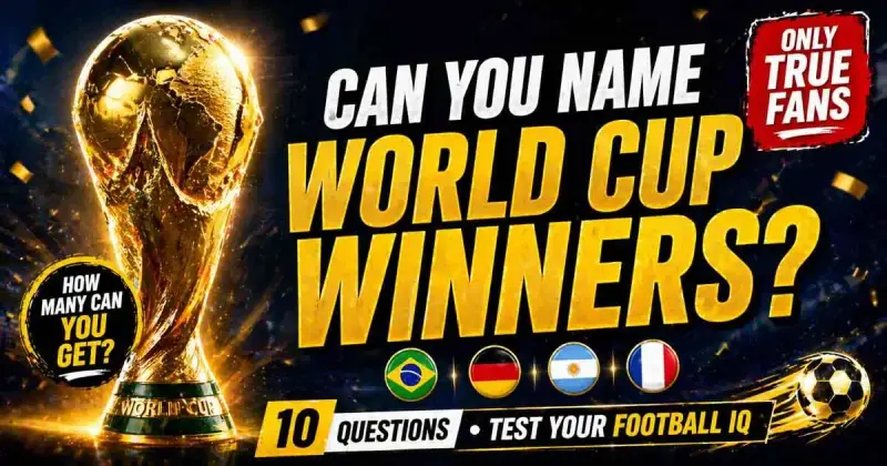FIFA World Cup winners quiz football champions history