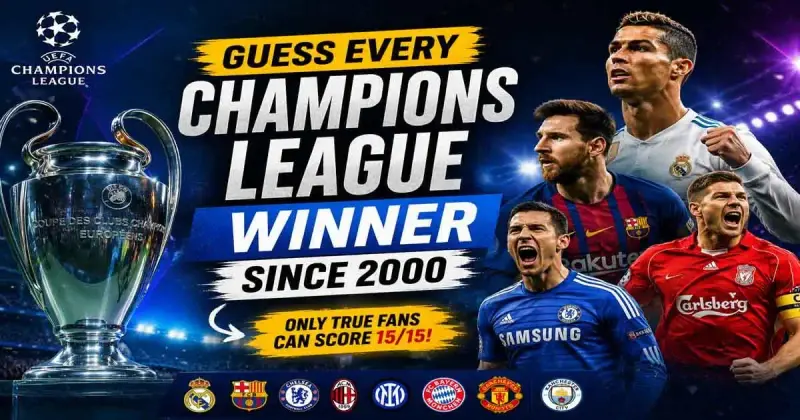 Guess Every Champions League Winner Since 2000 Quiz