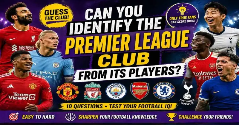 Guess Premier League club by players football quiz