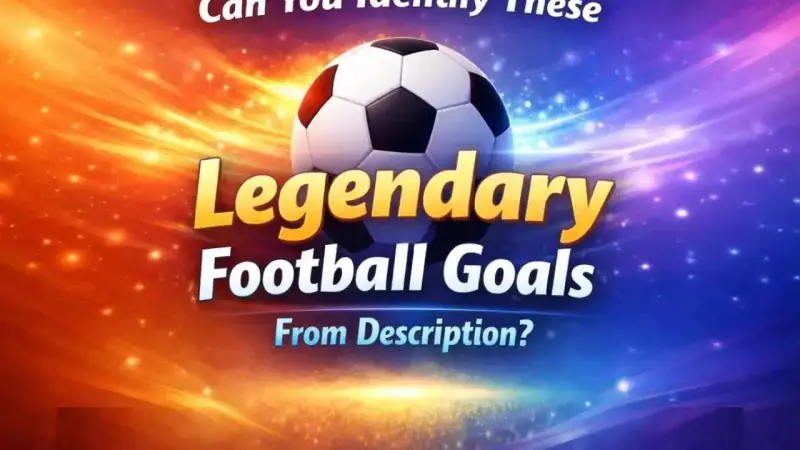 Abstract gradient background for a legendary football goals quiz