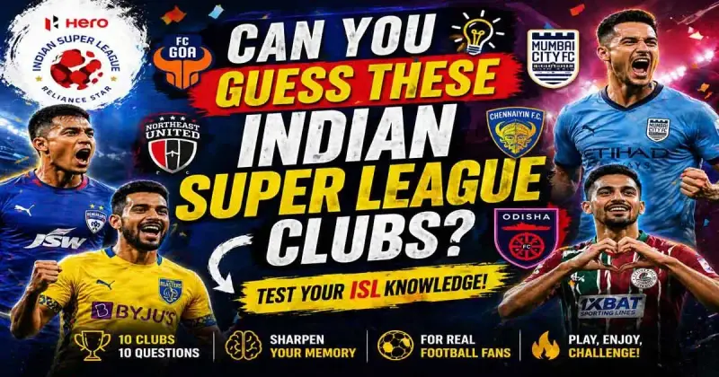 Indian Super League clubs logos and players collage