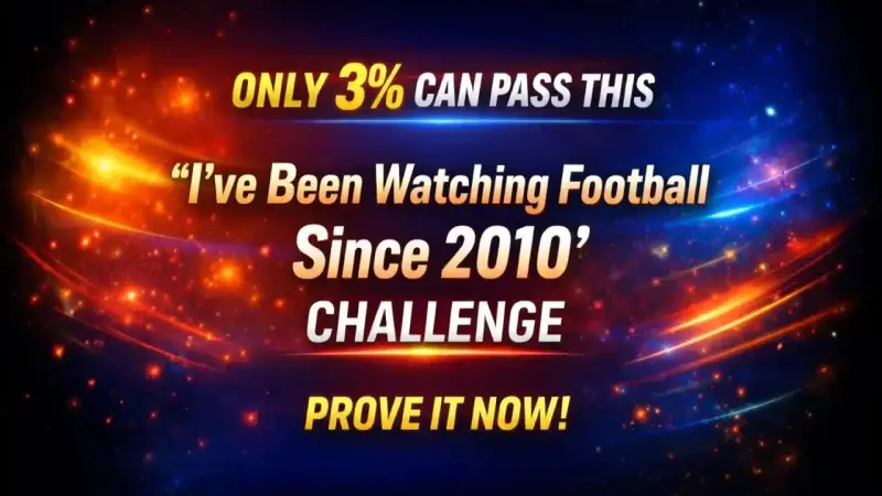 Abstract modern football themed gradient background for post-2010 challenge quiz