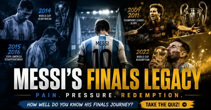 Lionel Messi Finals Quiz About Wins and Heartbreaks Ever