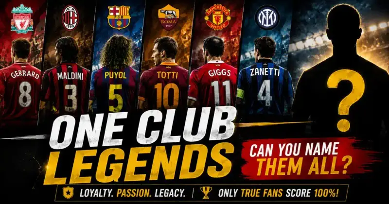 One Club Player Quiz About Football Club Legends