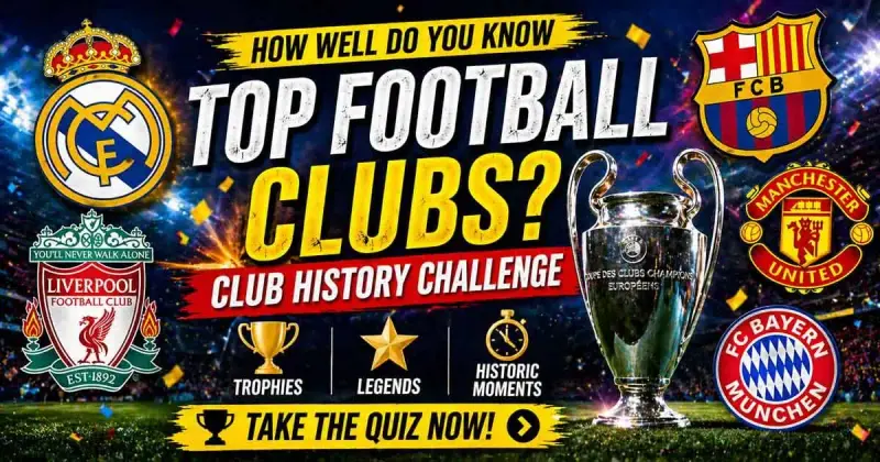 top football clubs history quiz banner