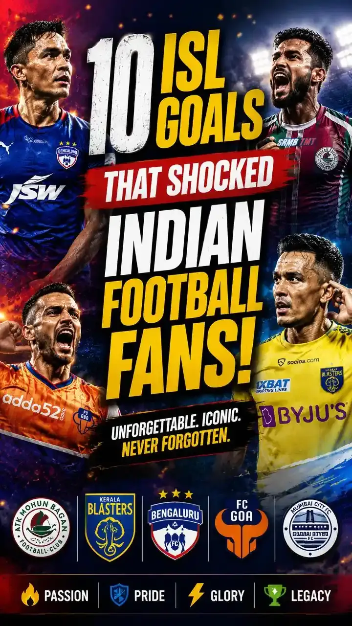 Iconic ISL goals that shocked Indian football fans