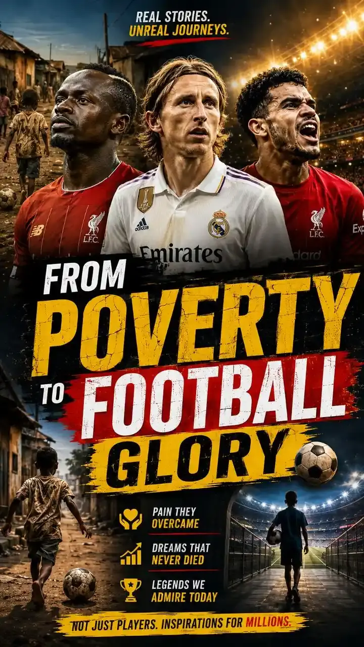 Football legends rising from poverty to global football greatness