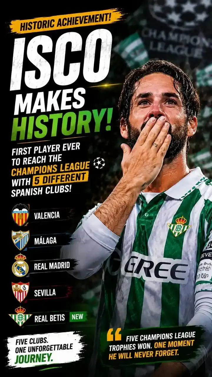 Isco emotional after qualifying for the Champions League with Real Betis